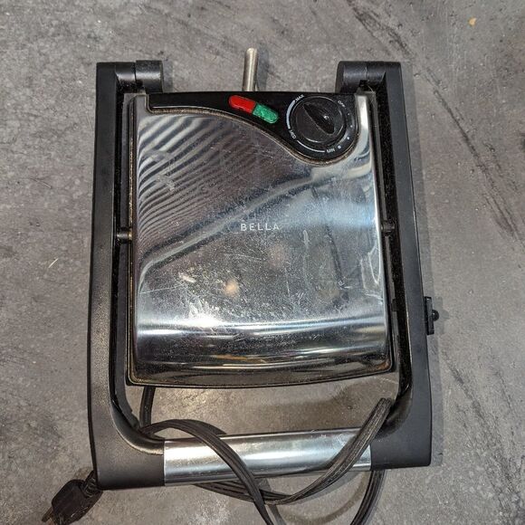 BELLA Panini Maker‎ Press Sandwich Grill Electric Kitchen Appliance Cooking Home - Picture 6 of 6